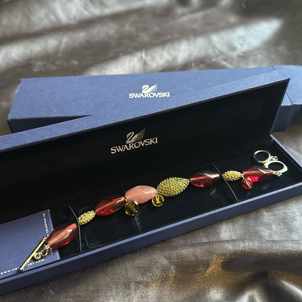 European SWAROVSKI crystal bracelet — purchased in Italy